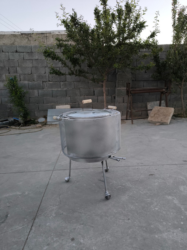 تنور استوانه ای قطر دهانه ۴۰سانتی ارتفاع داخل 40