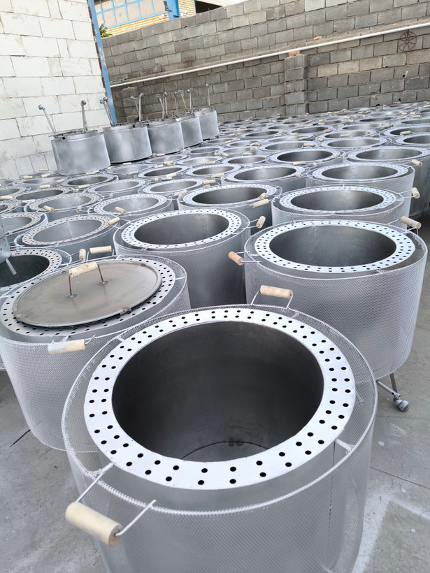تنور استوانه ای قطر دهانه 60سانتی