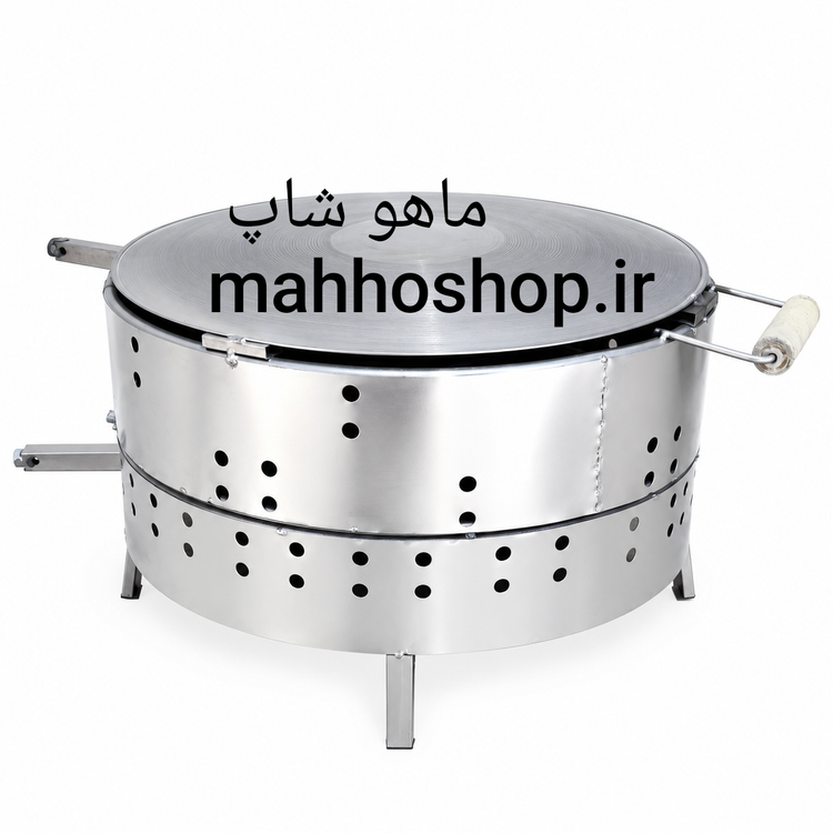 تنور صدفی پنجاه سانتی ۵ شعله ورق ضخیم